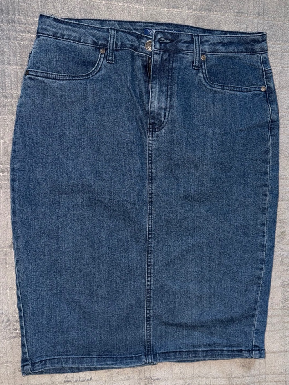 Lexi Stretch Denim Skirt - Size 12